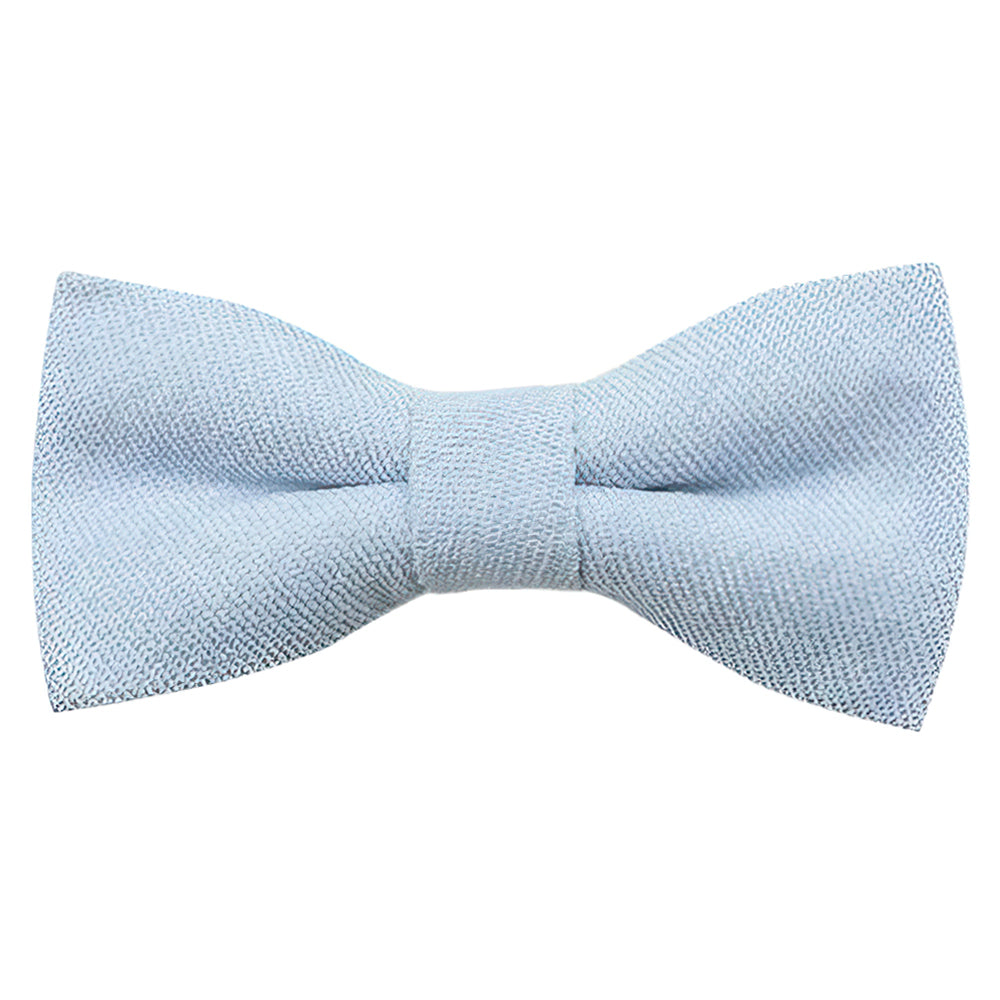 Benedict Soft Blue Boys Cotton Blend Bow Tie