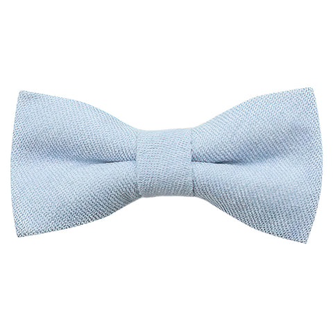 Benedict Soft Blue Boys Cotton Blend Bow Tie