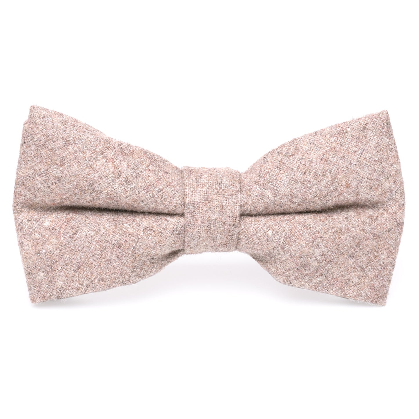Jacob Biscuit Brown Tweed Bow Tie