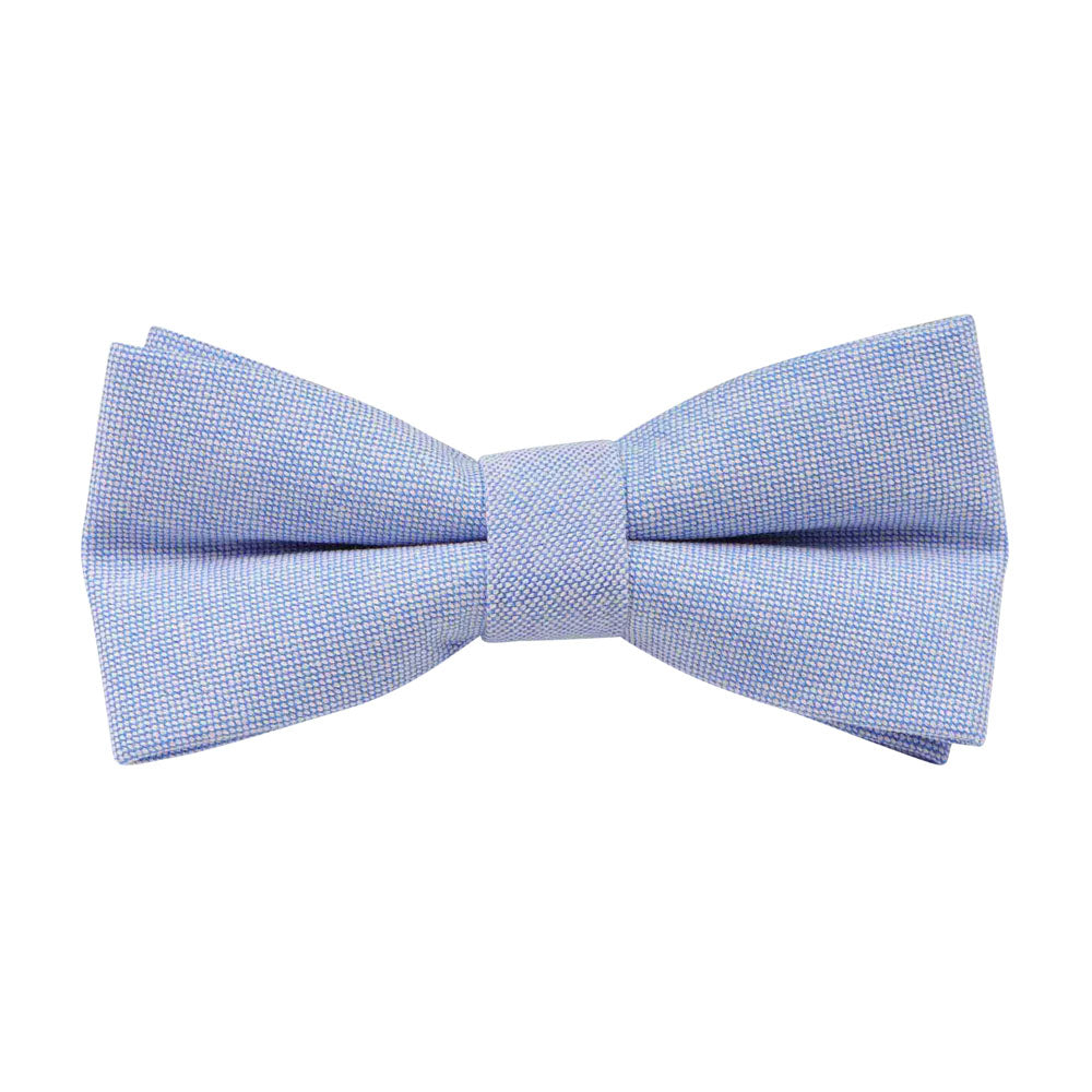Boys Sky Blue Cotton Bow Tie