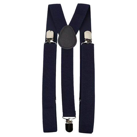 Navy Adult Blue Vintage Braces