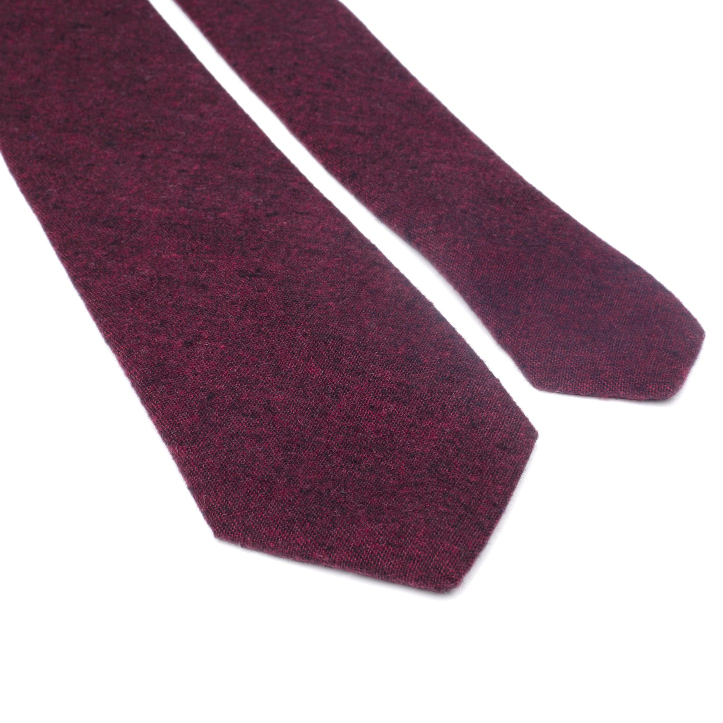Emily Cotton Skinny Burgundy Tie