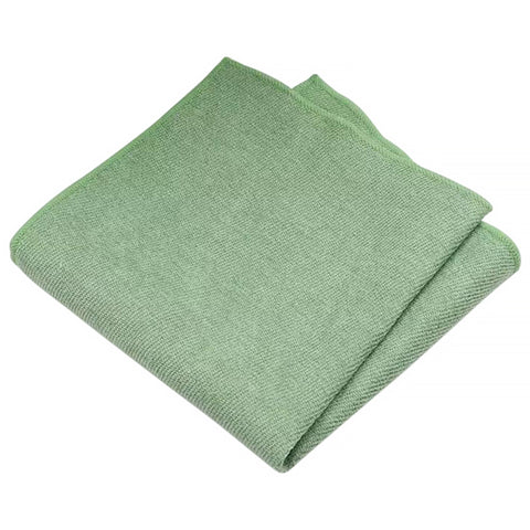 Harrison Sage Green Cotton Blend Pocket Square