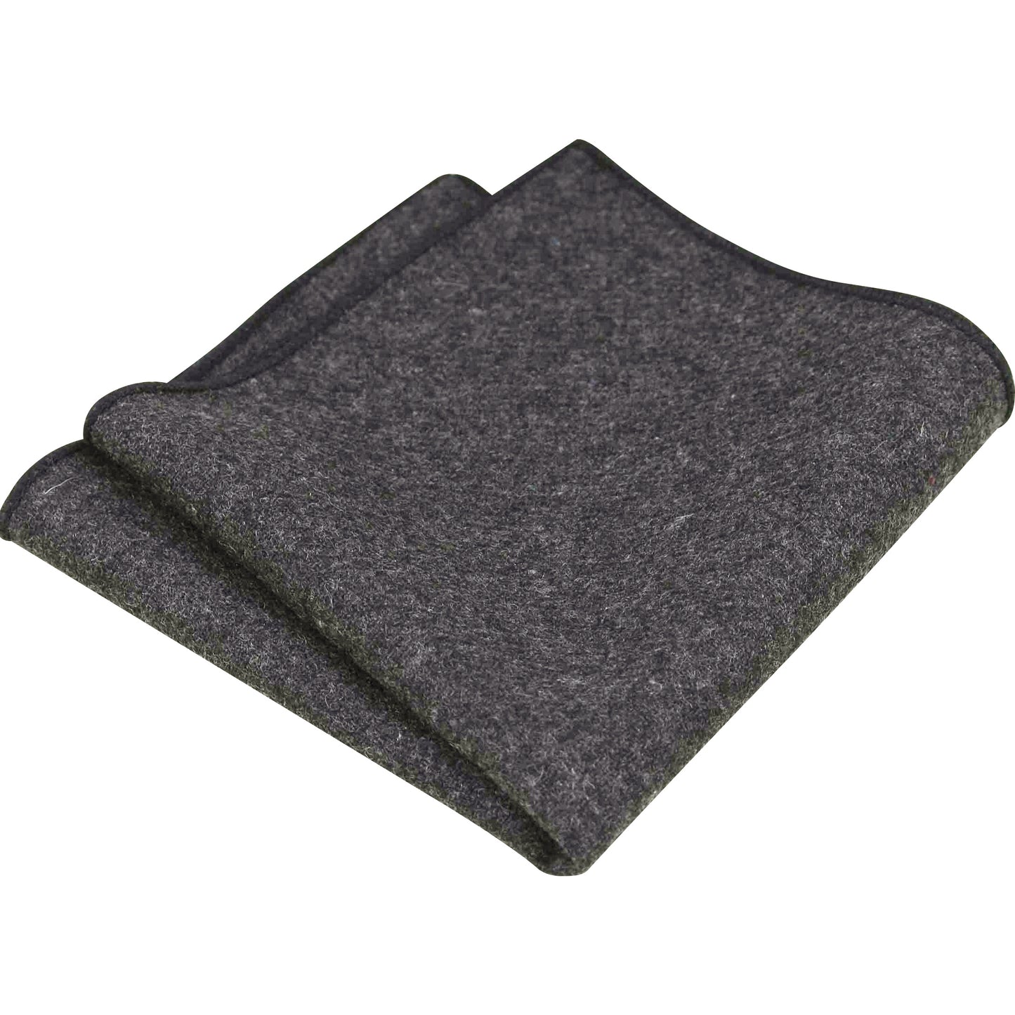 Jessica Charcoal Grey Pocket Square