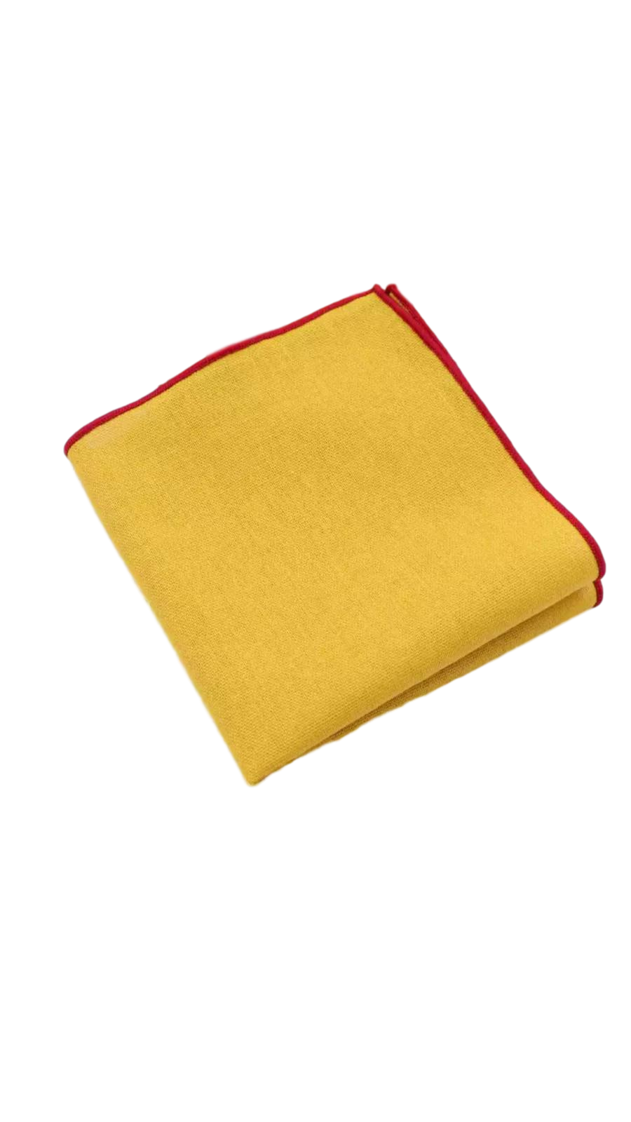 Alfie Mustard Yellow Cotton Pocket Square