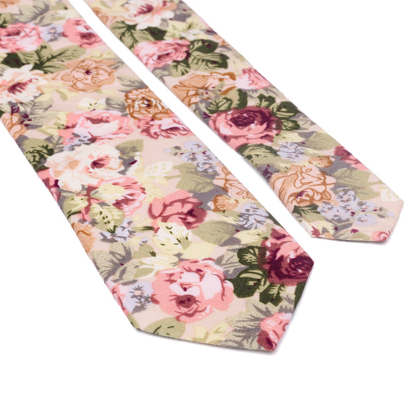Penelope Pink Floral Tie