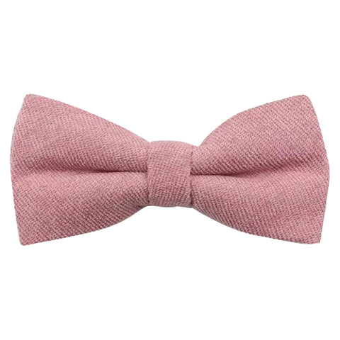 Rose Dusty Rose Pink Boys Cotton Bow Tie