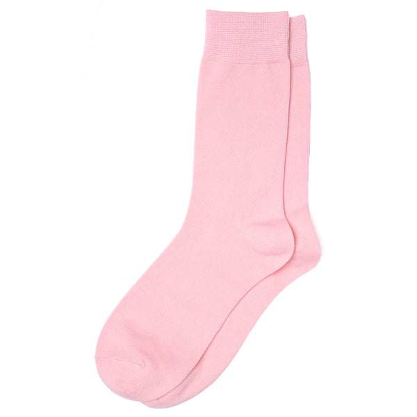 Pink Cotton Blend Socks