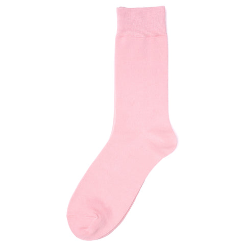 Pink Cotton Blend Socks