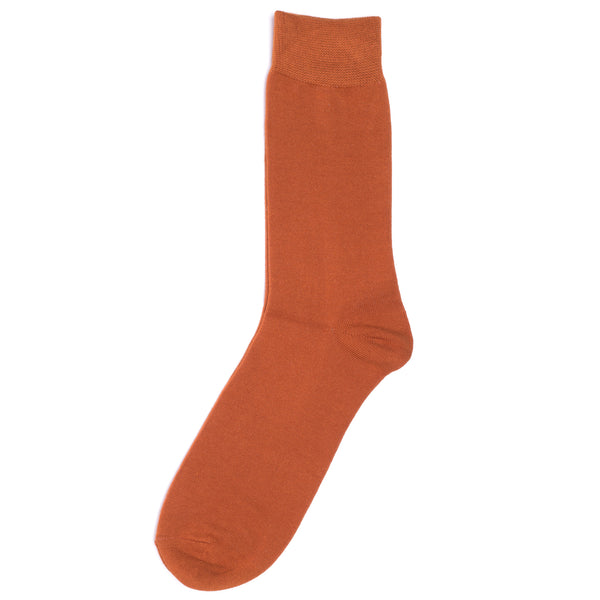 Charlie Burnt Orange Socks