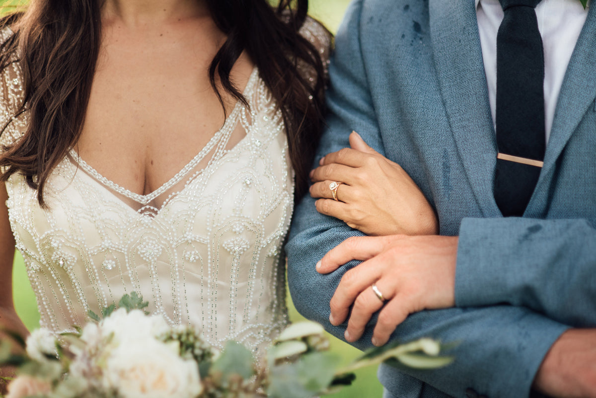 Arthur Navy Blue Skinny Tweed Tie & Pocket Square Set