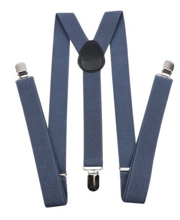 Dark Grey Adult Vintage Braces