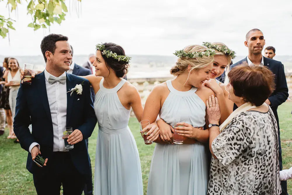 Amelia Grey Tweed Bow Tie