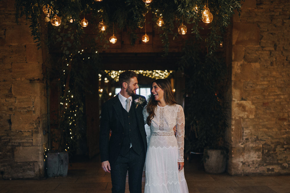 Amelia Grey Tweed Skinny Tie and Pocket Square Set
