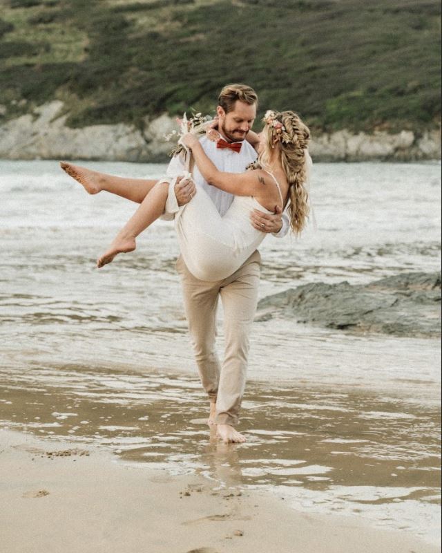 Bea Rusty Burnt Orange Cotton Blend Bow Tie