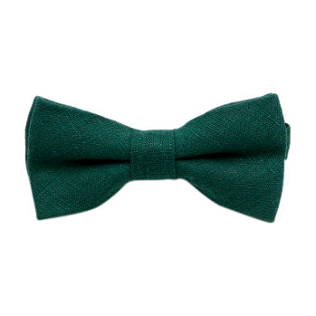 Gilbert Emerald Green Boys Cotton Blend Bow Tie