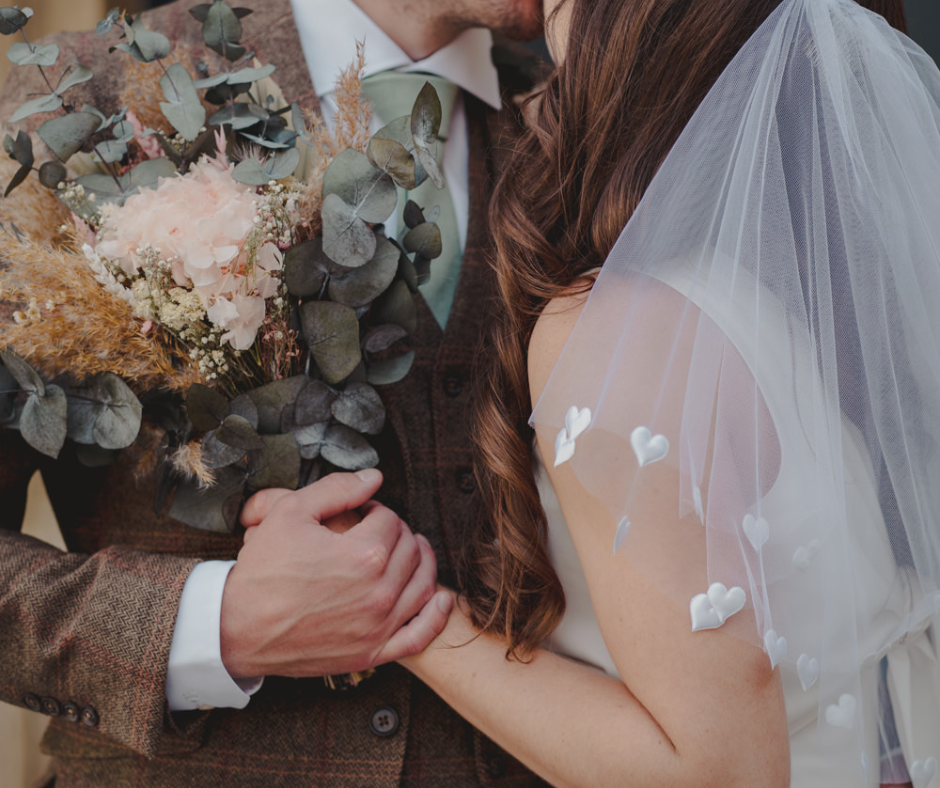 Harrison: Sage Green Cotton Blend Tie and Blue & Pink Floral Pocket Square Set
