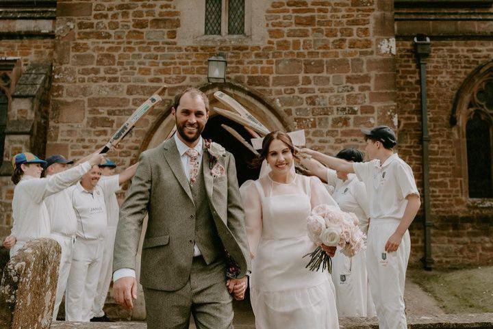 Olivia: Cream Botanical Floral Print Cotton Tie