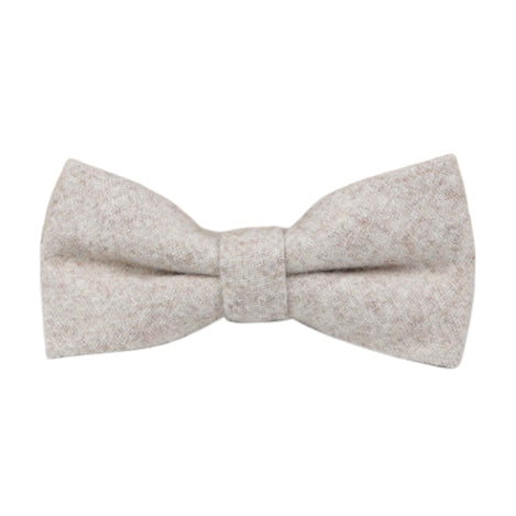 Jacob Boys Biscuit Brown Wool Bow Tie