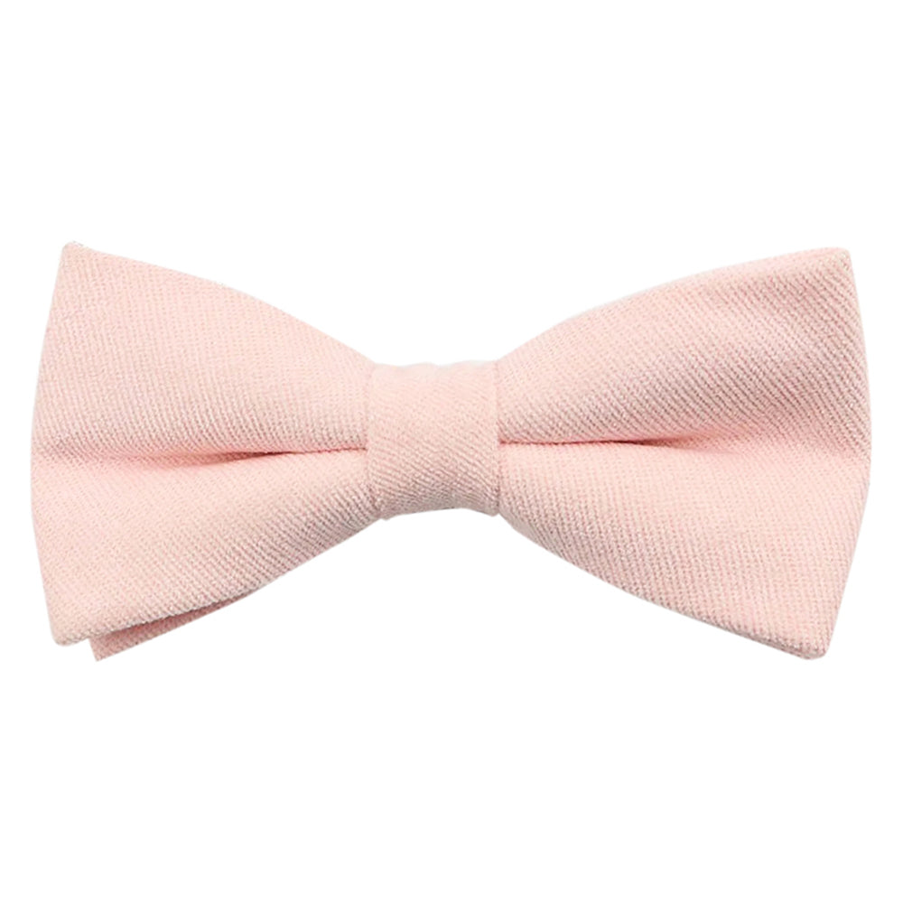Juliet Soft Pink Cotton Blend Bow Tie