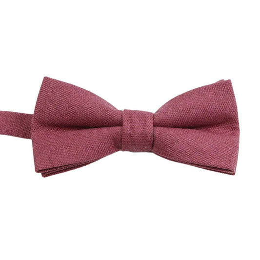Ambrose Muted Mauve Boys Bow Tie – Page Boy Wedding Bow Tie, Mauve / Plum Wedding Accessories for Kids