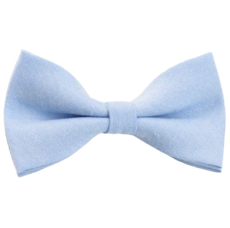 Leo Light Blue Boy’s Bow Tie and Navy Blue Braces Set