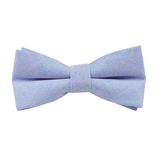 Boys Sky Blue Cotton Bow Tie