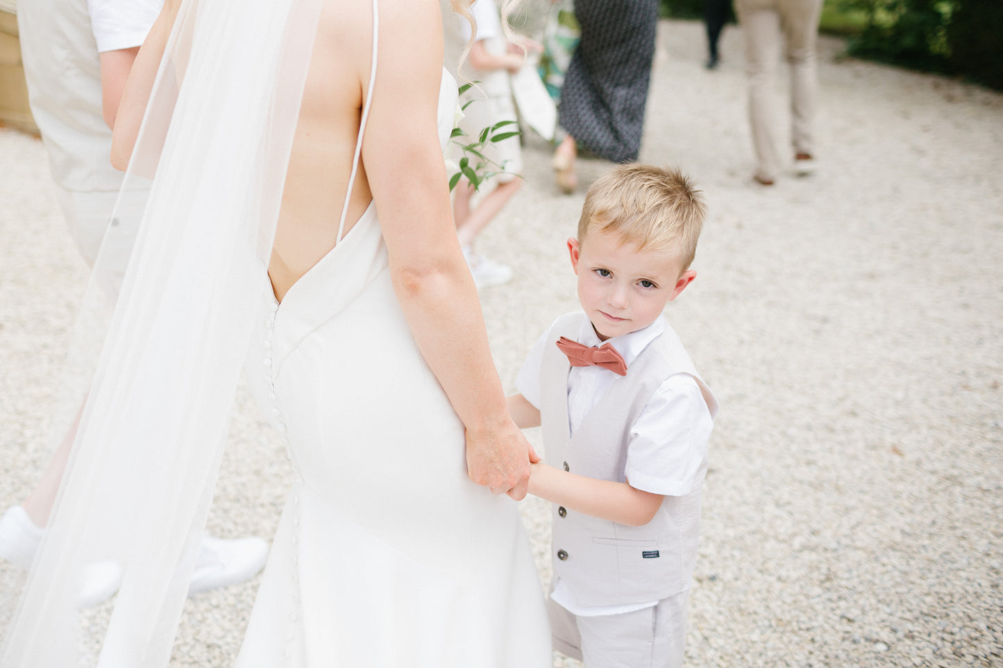 Grace Boys Terracotta Bow Tie