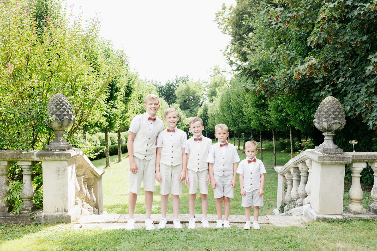 Grace Boys Terracotta Bow Tie