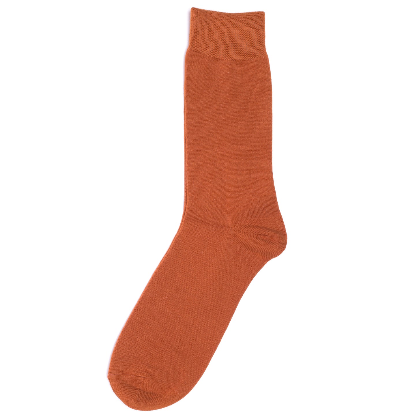 Bea Matching Burnt Orange Cotton Blend Tie, Pocket Square and Cotton Sock set
