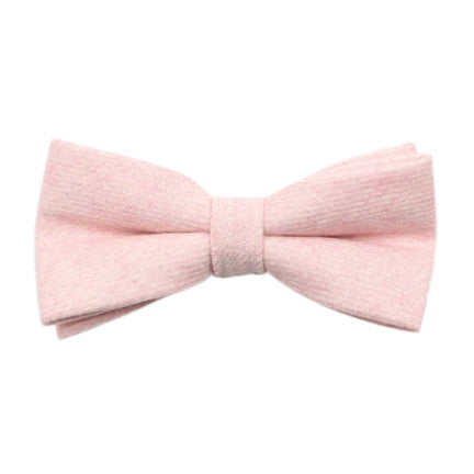 Tallulah Dusty Pink Mens Wool Bow Tie