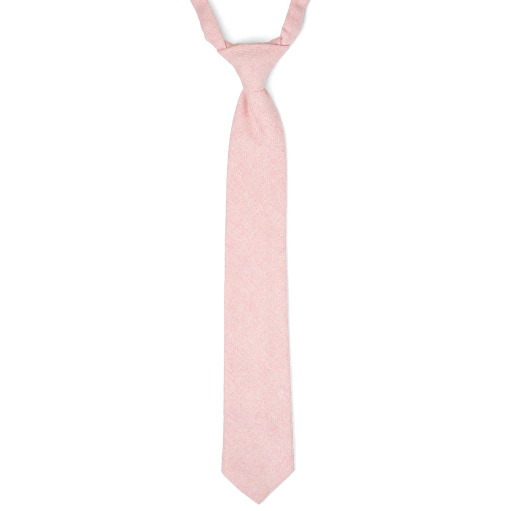 Tallulah Dusty Pink Boys Wool Tie