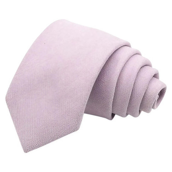 Viola Soft Purple Cotton Blend Tie and Pocket Square Set