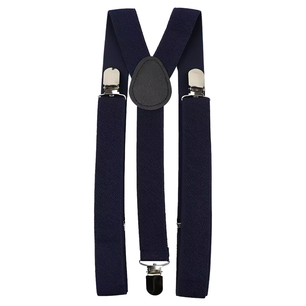Navy Adult Blue Vintage Braces