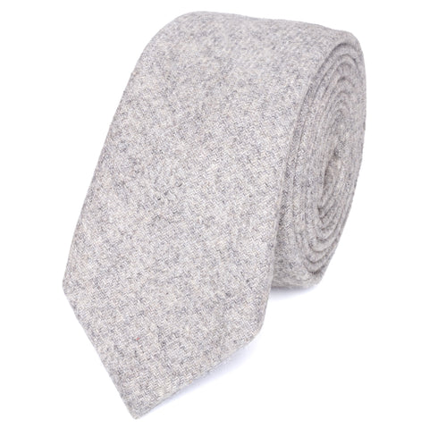 Amelia Grey Tweed Skinny Tie