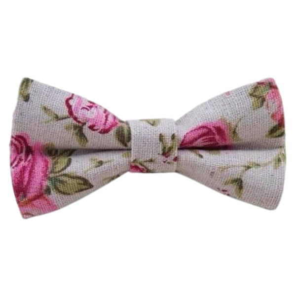 Andrew Floral Boys Cotton Bow Tie