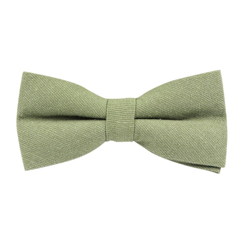 Neve Boys Green Cotton Bow Tie