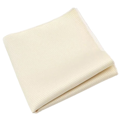 Cream Soft Cotton Pocket Square
