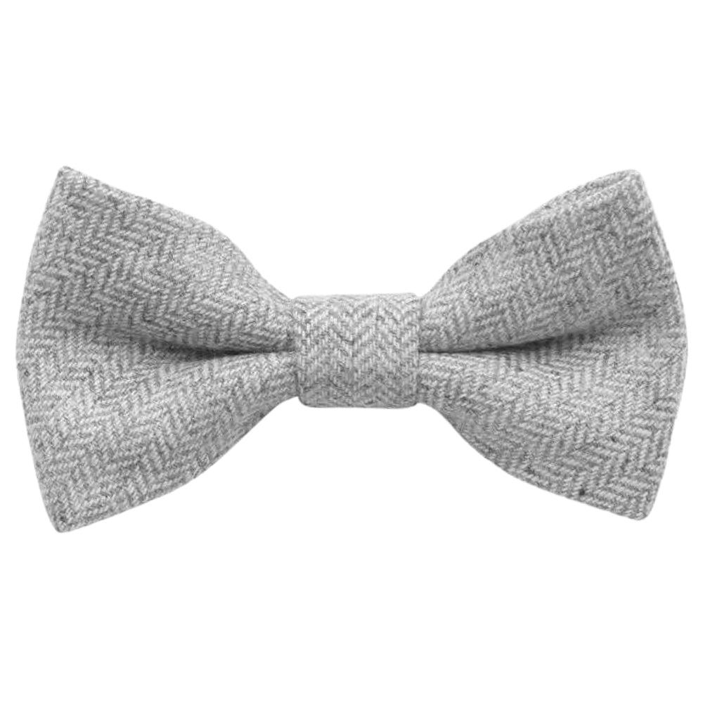 Laurie Boys Grey Wool Bow Tie