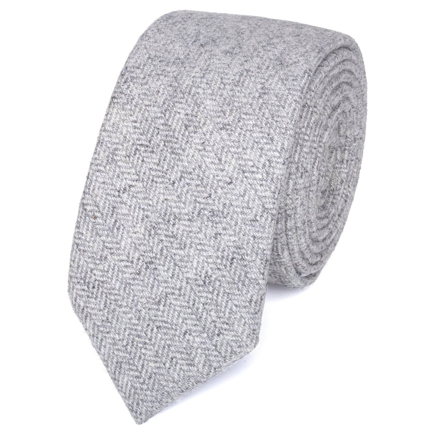 Laurie Tweed Skinny Grey Tie