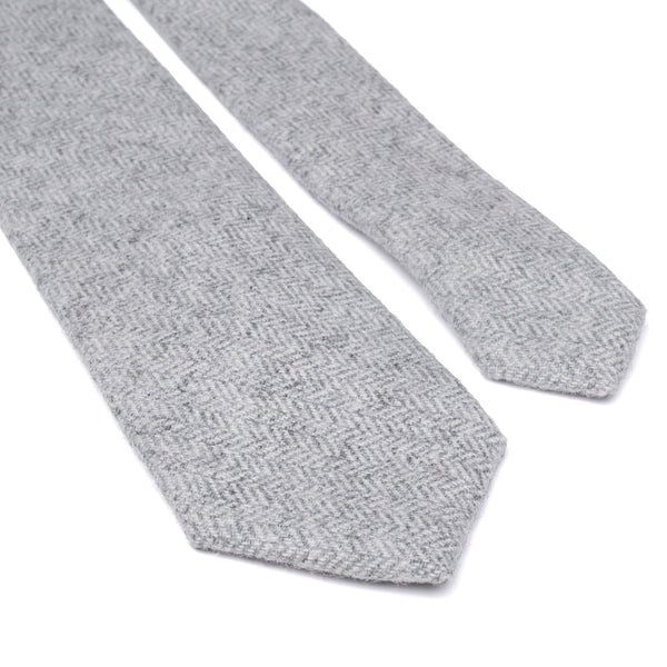 Laurie Tweed Skinny Grey Tie