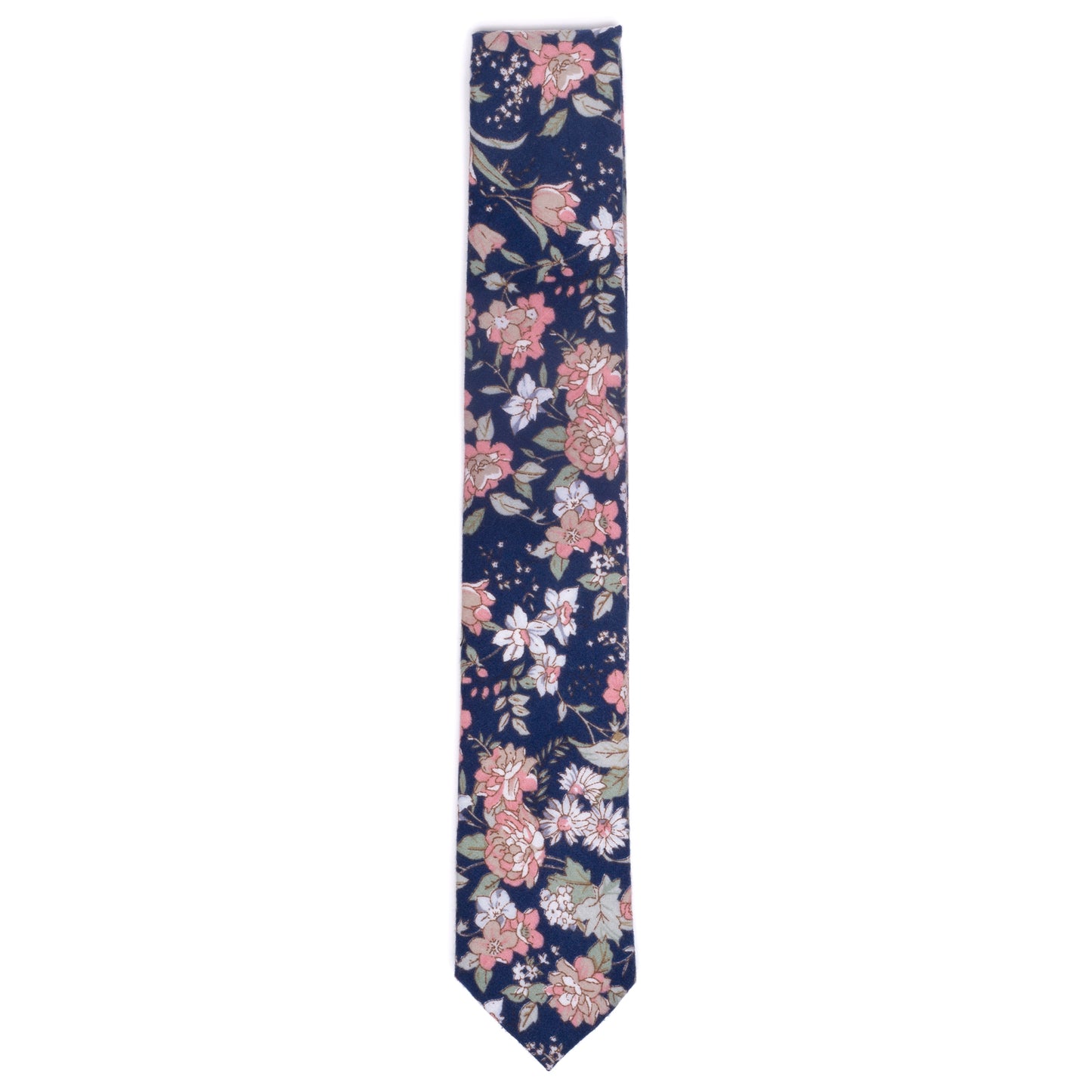 Margot Blue & Pink Floral Tie