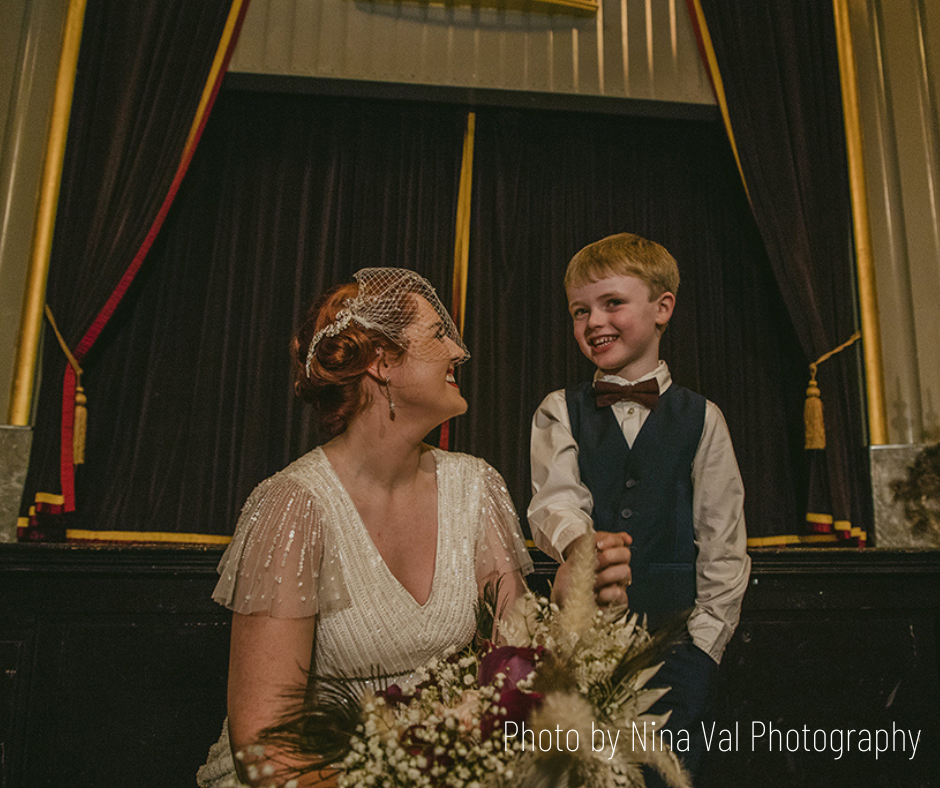 Carter Tweed Wool Burgundy Red Boys Kids Bow Tie