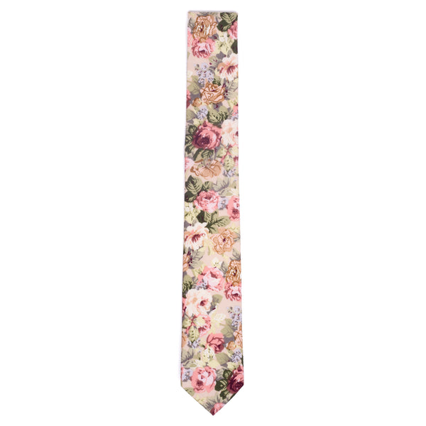 Penelope Pink Floral Tie