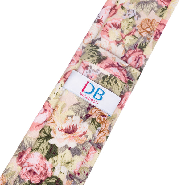 Penelope Pink Floral Tie