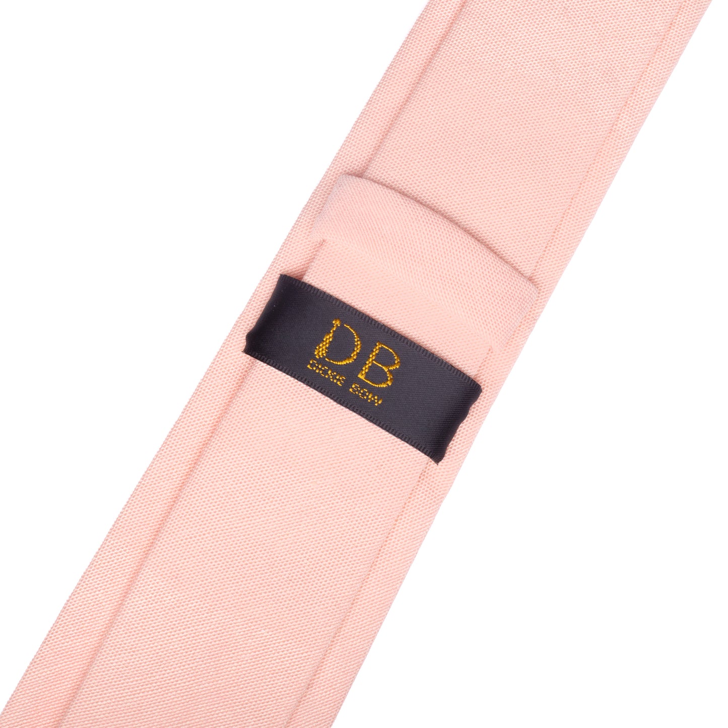 Romeo Blush Peachy Pink Skinny Tie