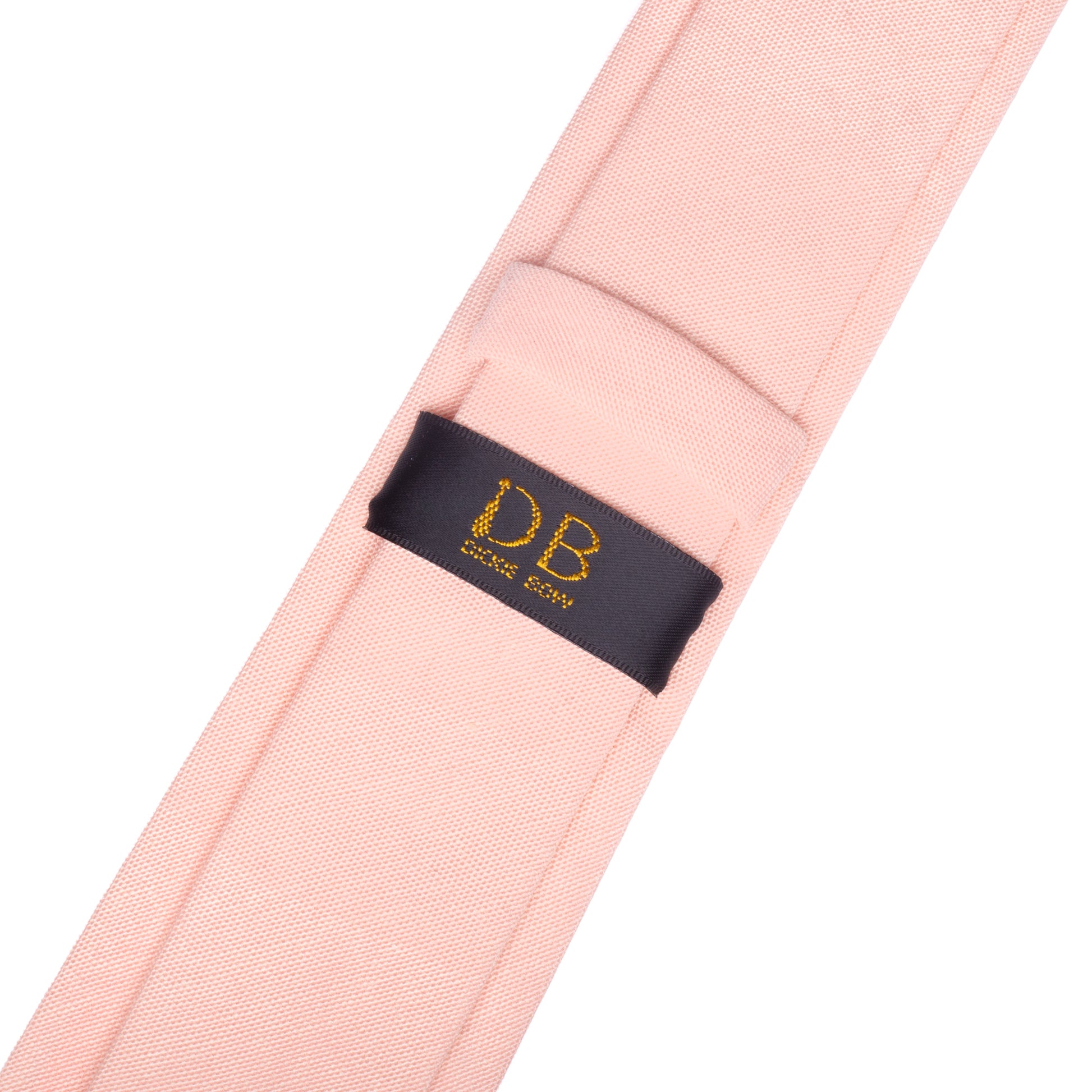 Romeo Blush Peachy Pink Skinny Tie