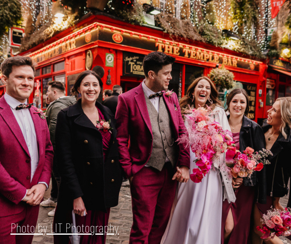 Vesper Black Floral Bow Tie