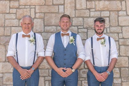 Find your brown matching bow tie and pocket squares today. View the collection at Dickie Bow. 