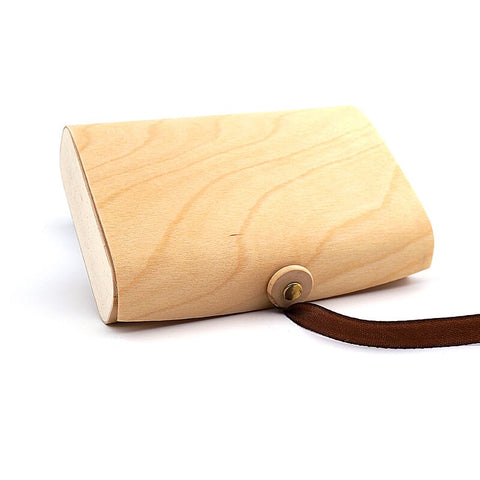 Curved Wooden Bow Tie Gift Box